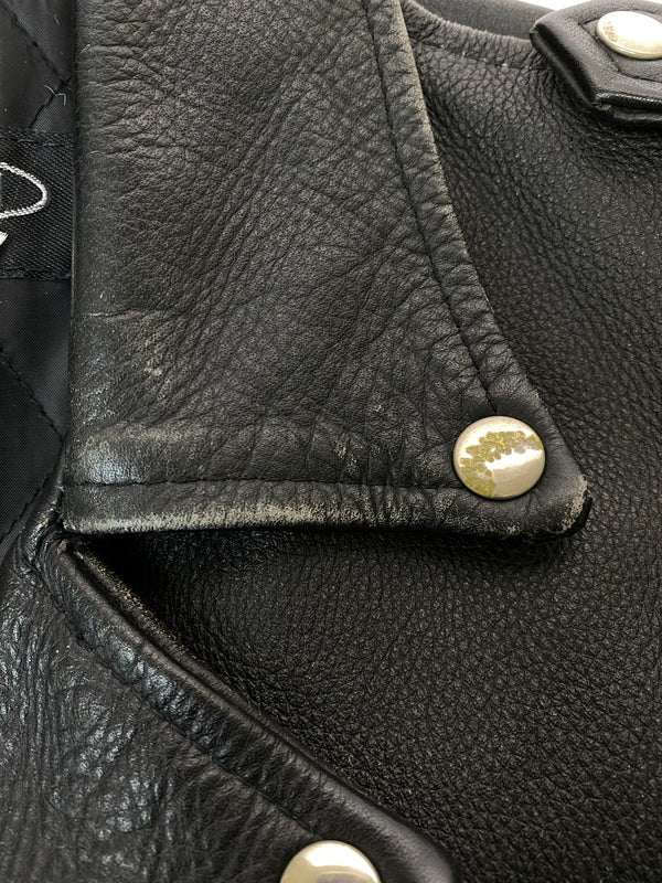 【中古品】【メンズ】 HORN WORKS ホーンワークス DOUBLE RIDERS JACKET ダブルライダースジャケット アウター 145-260909-yn-31-min サイズ：M カラー：ブラック 万代Net店