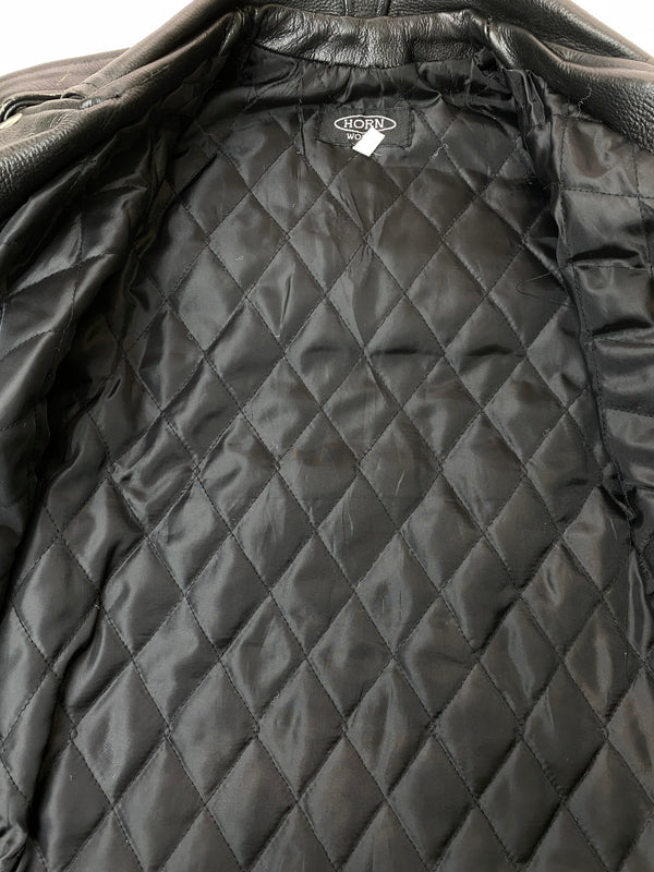 【中古品】【メンズ】 HORN WORKS ホーンワークス DOUBLE RIDERS JACKET ダブルライダースジャケット アウター 145-260909-yn-31-min サイズ：M カラー：ブラック 万代Net店