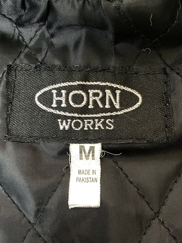 【中古品】【メンズ】 HORN WORKS ホーンワークス DOUBLE RIDERS JACKET ダブルライダースジャケット アウター 145-260909-yn-31-min サイズ：M カラー：ブラック 万代Net店