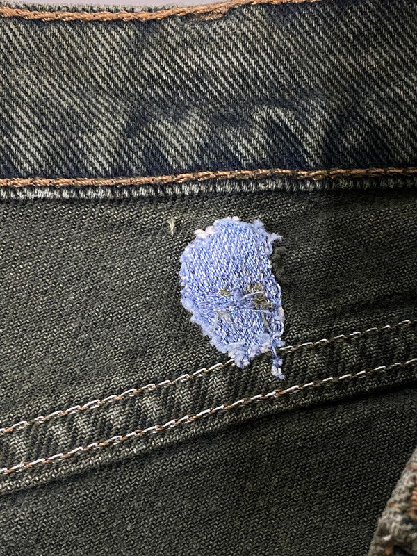 【中古品】【メンズ】 LEVI'S リーバイス 90S USA製 SILVER TAB BAGGY DENIM 90年代 アメリカ製 シルバータブ バギー デニム デニムパンツ ボトムス 157-260909-jt-19-min サイズ：W34 L34 カラー：グリーン 万代Net店