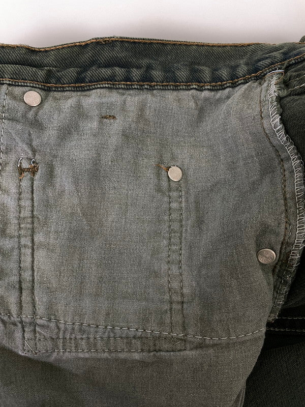 【中古品】【メンズ】 LEVI'S リーバイス 90S USA製 SILVER TAB BAGGY DENIM 90年代 アメリカ製 シルバータブ バギー デニム デニムパンツ ボトムス 157-260909-jt-19-min サイズ：W34 L34 カラー：グリーン 万代Net店