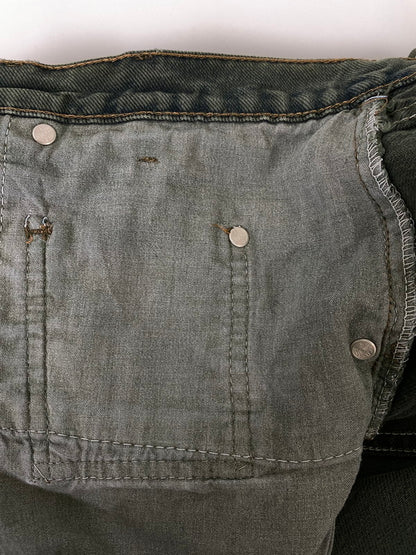 【中古品】【メンズ】 LEVI'S リーバイス 90S USA製 SILVER TAB BAGGY DENIM 90年代 アメリカ製 シルバータブ バギー デニム デニムパンツ ボトムス 157-260909-jt-19-min サイズ：W34 L34 カラー：グリーン 万代Net店