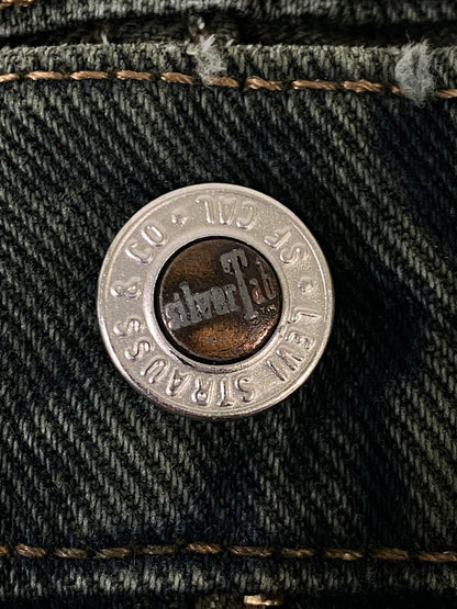 【中古品】【メンズ】 LEVI'S リーバイス 90S USA製 SILVER TAB BAGGY DENIM 90年代 アメリカ製 シルバータブ バギー デニム デニムパンツ ボトムス 157-260909-jt-19-min サイズ：W34 L34 カラー：グリーン 万代Net店