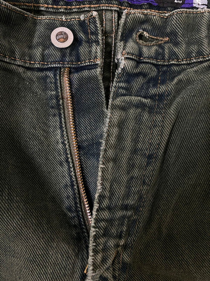 【中古品】【メンズ】 LEVI'S リーバイス 90S USA製 SILVER TAB BAGGY DENIM 90年代 アメリカ製 シルバータブ バギー デニム デニムパンツ ボトムス 157-260909-jt-19-min サイズ：W34 L34 カラー：グリーン 万代Net店