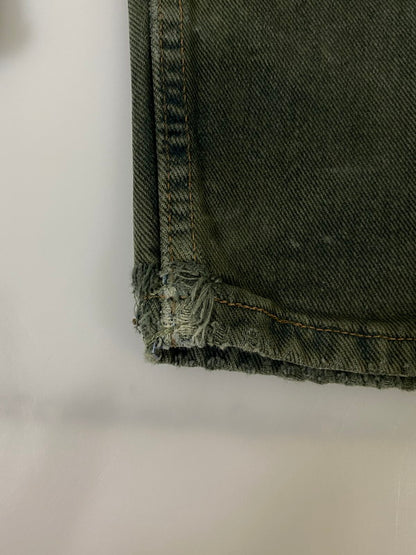 【中古品】【メンズ】 LEVI'S リーバイス 90S USA製 SILVER TAB BAGGY DENIM 90年代 アメリカ製 シルバータブ バギー デニム デニムパンツ ボトムス 157-260909-jt-19-min サイズ：W34 L34 カラー：グリーン 万代Net店