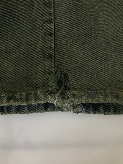 【中古品】【メンズ】 LEVI'S リーバイス 90S USA製 SILVER TAB BAGGY DENIM 90年代 アメリカ製 シルバータブ バギー デニム デニムパンツ ボトムス 157-260909-jt-19-min サイズ：W34 L34 カラー：グリーン 万代Net店