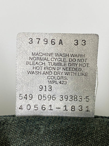 【中古品】【メンズ】 LEVI'S リーバイス 90S USA製 SILVER TAB BAGGY DENIM 90年代 アメリカ製 シルバータブ バギー デニム デニムパンツ ボトムス 157-260909-jt-19-min サイズ：W34 L34 カラー：グリーン 万代Net店