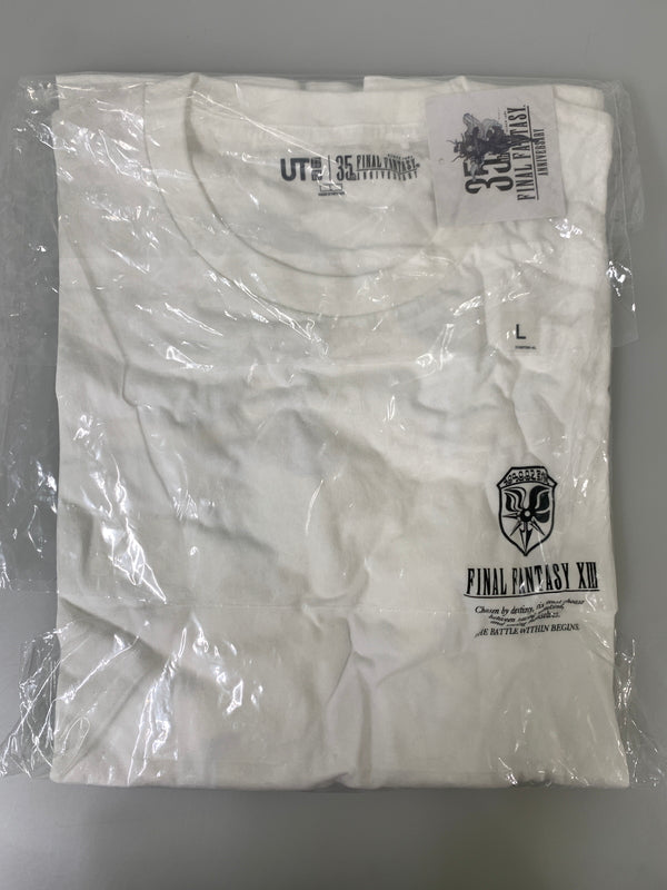 【中古品】【メンズ】 UNIQLO UT ユニクロ × FINAL FANTASY 35周年記念ボックスセット ファイナルファンタジー Tシャツ 全16柄 トランプ FF 限定 コンプリート RPG ロールプレイングゲーム 147-260913-em-01-min サイズ：L 万代Net店