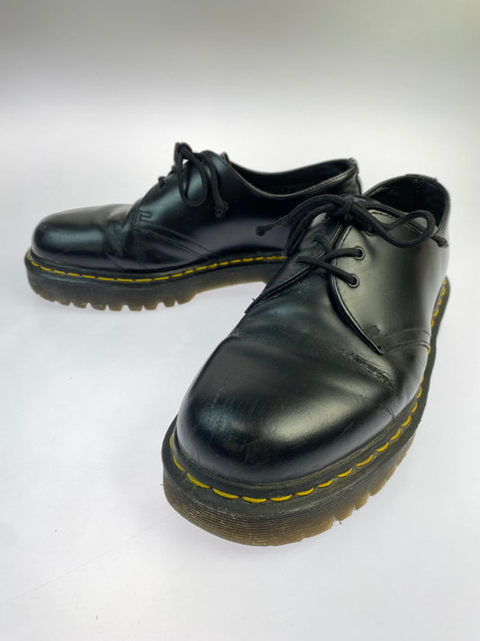 【中古品】【メンズ】 DR.MARTINS ドクターマーチン 3ホールシューズ 1461 ローカット レザーシューズ メンズ 靴 165-260911-em-10-min サイズ：UK8 カラー：ブラック 万代Net店