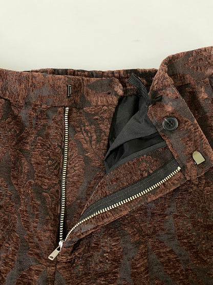【中古品】【メンズ】 HARE ハレ ダマスクジャガード セットアップ 147-260918-hu-37-min サイズ：M カラー：ブラウン 万代Net店