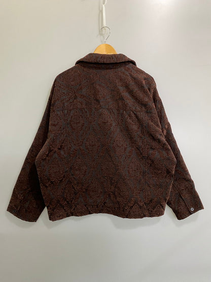 【中古品】【メンズ】 HARE ハレ ダマスクジャガード セットアップ 147-260918-hu-37-min サイズ：M カラー：ブラウン 万代Net店