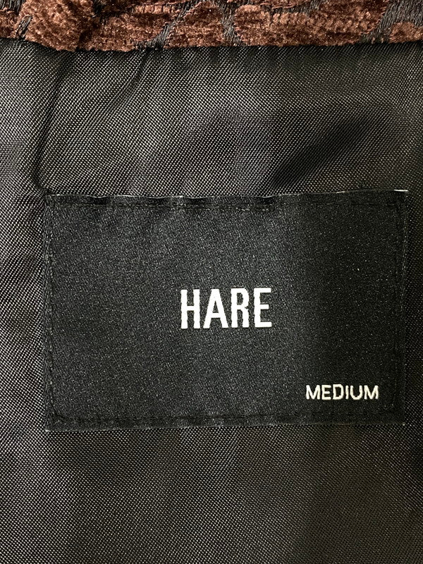 【中古品】【メンズ】 HARE ハレ ダマスクジャガード セットアップ 147-260918-hu-37-min サイズ：M カラー：ブラウン 万代Net店