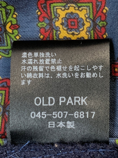 【中古品】【メンズ】 OLD PARK オールド パーク SCARF CARDIGAN ASSORT スカーフ カーディガン アソート トップス 140-260909-jt-11-min サイズ：F カラー：ネイビー系 万代Net店