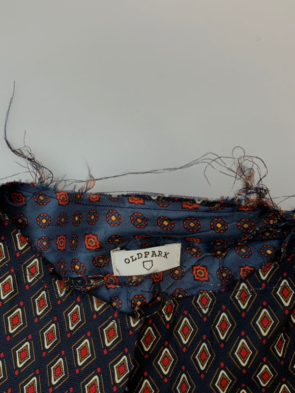 【中古品】【メンズ】 OLD PARK オールド パーク SCARF CARDIGAN ASSORT スカーフ カーディガン アソート トップス 140-260909-jt-11-min サイズ：F カラー：ネイビー系 万代Net店