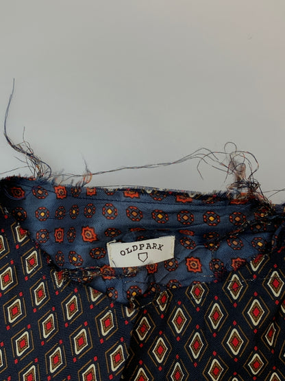 【中古品】【メンズ】 OLD PARK オールド パーク SCARF CARDIGAN ASSORT スカーフ カーディガン アソート トップス 140-260909-jt-11-min サイズ：F カラー：ネイビー系 万代Net店