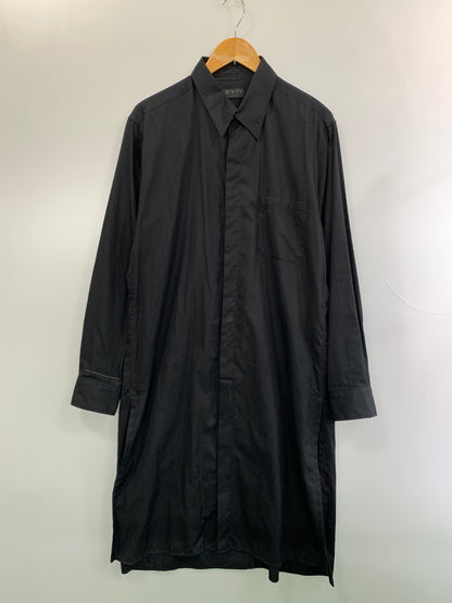 【中古品】【メンズ】 S'YTE サイト UJ-B94-080 レオパード ロングシャツ トップス 140-260909-jt-12-min サイズ：3 カラー：ブラック 万代Net店