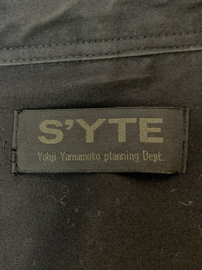 【中古品】【メンズ】 S'YTE サイト UJ-B94-080 レオパード ロングシャツ トップス 140-260909-jt-12-min サイズ：3 カラー：ブラック 万代Net店