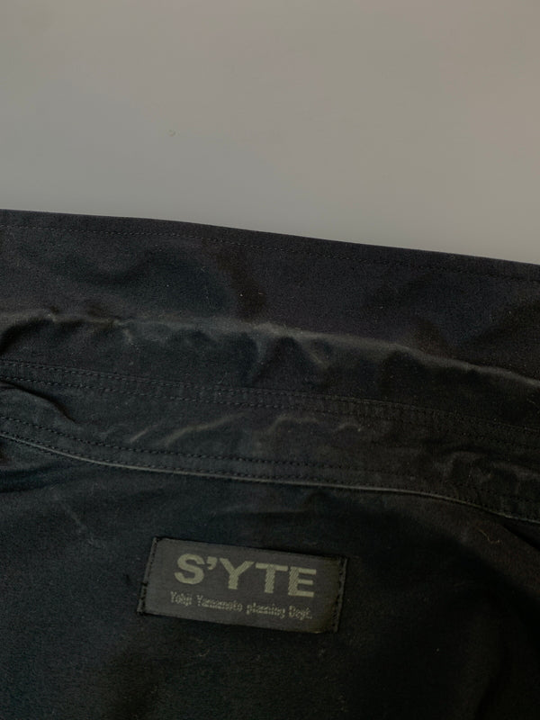 【中古品】【メンズ】 S'YTE サイト UJ-B94-080 レオパード ロングシャツ トップス 140-260909-jt-12-min サイズ：3 カラー：ブラック 万代Net店