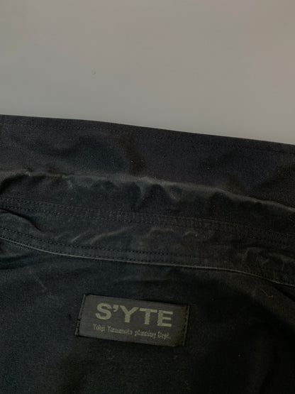 【中古品】【メンズ】 S'YTE サイト UJ-B94-080 レオパード ロングシャツ トップス 140-260909-jt-12-min サイズ：3 カラー：ブラック 万代Net店