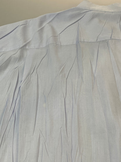 【中古品】【メンズ】 ISSEY MIYAKE MEN イッセイミヤケ メン 98AW PLEATED BAND COLLAR SHIRT ME83-FJ653 98年秋冬 プリーツ バンド カラー シャツ トップス 140-260909-jt-09-min サイズ：XL カラー：ライトパープル 万代Net店