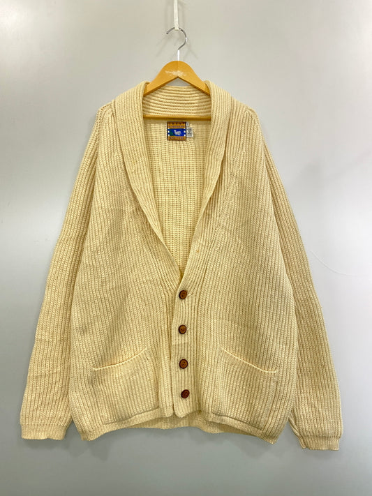 【中古品】【メンズ】 GREAT NORTHERN グレートノーザンニッターズ KNITEERS LS KNIT CARDIGAN ニッターズ ロングスリーブ ニット カーディガン セーター 146-260912-hu-30-min サイズ：46 カラー：クリーム色 万代Net店