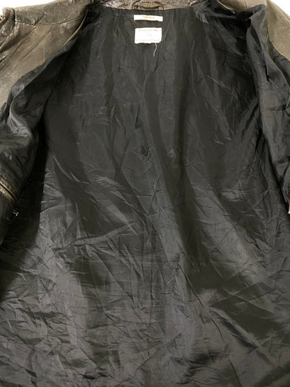 【現状渡し品】【メンズ】 GANT RUGGER ガント ラガー LEATHER JACKET レザージャケット アウター 146-260909-jt-33-min サイズ：L カラー：ブラウン 万代Net店