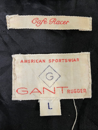 【現状渡し品】【メンズ】 GANT RUGGER ガント ラガー LEATHER JACKET レザージャケット アウター 146-260909-jt-33-min サイズ：L カラー：ブラウン 万代Net店
