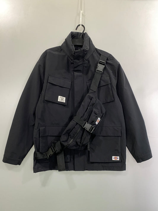 【中古品】【メンズ】 DICKIES ディッキーズ ショルダーバッグ付きジャケット DK007402CC21 アウター 147-260912-hu-32-min サイズ：M カラー：ブラック 万代Net店