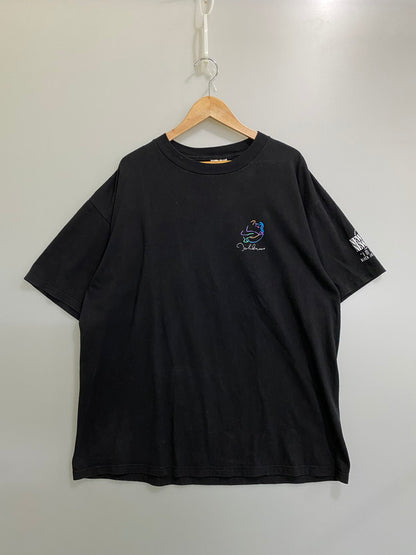 【中古品】【メンズ】 JOHN LENNON ジョン レノン アートプリント TEE Tシャツ トップス 146-260909-jt-35-min サイズ：XL カラー：ブラック 万代Net店