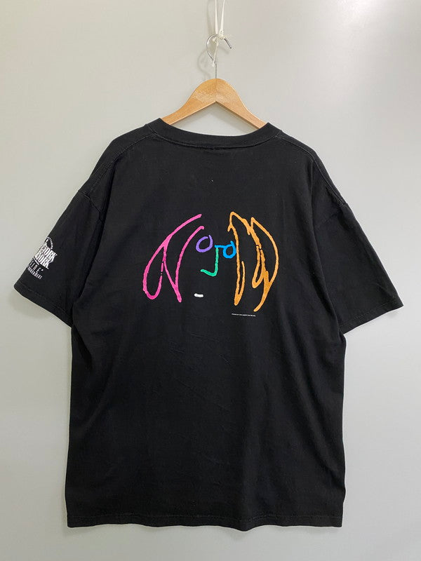 【中古品】【メンズ】 JOHN LENNON ジョン レノン アートプリント TEE Tシャツ トップス 146-260909-jt-35-min サイズ：XL カラー：ブラック 万代Net店