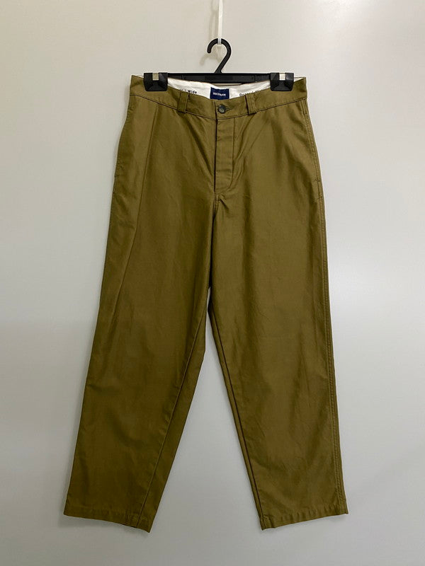 【中古品】【メンズ】 DESCENDANT ディセンダント DOZER SATIN TROUSERS ドーザー サテン トラウザー ボトムス 153-260909-jt-24-min サイズ：2 カラー：オリーブ 万代Net店