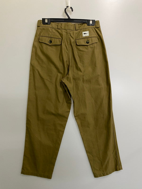 【中古品】【メンズ】 DESCENDANT ディセンダント DOZER SATIN TROUSERS ドーザー サテン トラウザー ボトムス 153-260909-jt-24-min サイズ：2 カラー：オリーブ 万代Net店