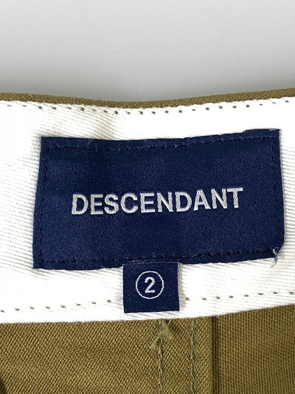 【中古品】【メンズ】 DESCENDANT ディセンダント DOZER SATIN TROUSERS ドーザー サテン トラウザー ボトムス 153-260909-jt-24-min サイズ：2 カラー：オリーブ 万代Net店