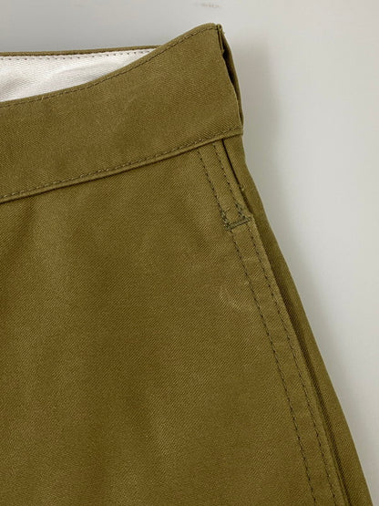 【中古品】【メンズ】 DESCENDANT ディセンダント DOZER SATIN TROUSERS ドーザー サテン トラウザー ボトムス 153-260909-jt-24-min サイズ：2 カラー：オリーブ 万代Net店