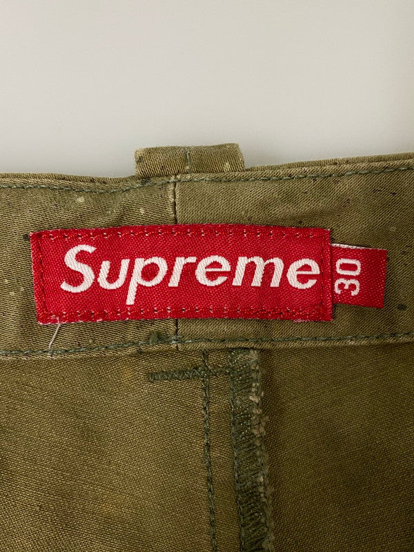 【中古品】【メンズ】 SUPREME シュプリーム CARGO SHORTS カーゴ ショートパンツ ボトムス 149-260909-jt-21-min サイズ：30 カラー：オリーブ 万代Net店