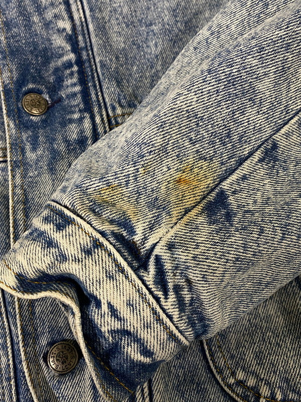 【中古品】【メンズ】 LEVIS リーバイス コスタリカ製 ケミカルウォッシュ デニムジャケット 75074-0219 アウター 146-260909-jt-34-min サイズ：XL カラー：ライトインディゴ 万代Net店
