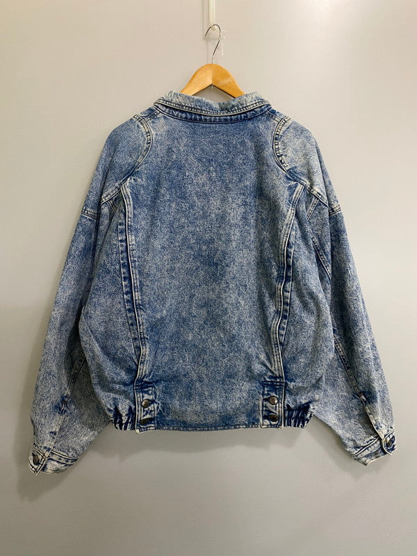 【中古品】【メンズ】 LEVIS リーバイス コスタリカ製 ケミカルウォッシュ デニムジャケット 75074-0219 アウター 146-260909-jt-34-min サイズ：XL カラー：ライトインディゴ 万代Net店