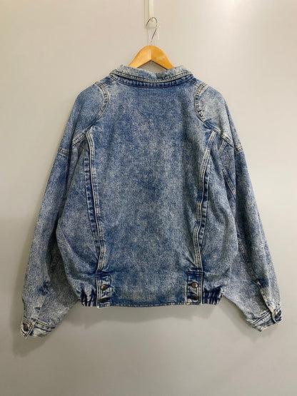 【中古品】【メンズ】 LEVIS リーバイス コスタリカ製 ケミカルウォッシュ デニムジャケット 75074-0219 アウター 146-260909-jt-34-min サイズ：XL カラー：ライトインディゴ 万代Net店