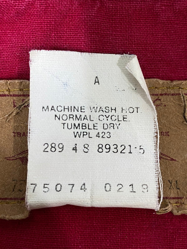 【中古品】【メンズ】 LEVIS リーバイス コスタリカ製 ケミカルウォッシュ デニムジャケット 75074-0219 アウター 146-260909-jt-34-min サイズ：XL カラー：ライトインディゴ 万代Net店