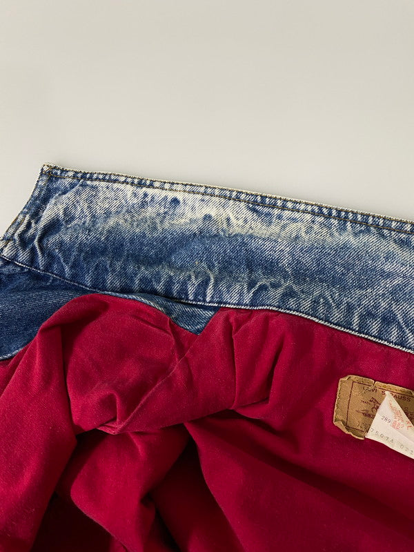 【中古品】【メンズ】 LEVIS リーバイス コスタリカ製 ケミカルウォッシュ デニムジャケット 75074-0219 アウター 146-260909-jt-34-min サイズ：XL カラー：ライトインディゴ 万代Net店