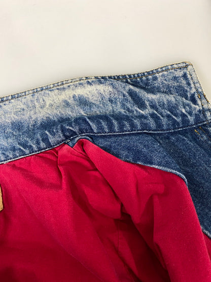 【中古品】【メンズ】 LEVIS リーバイス コスタリカ製 ケミカルウォッシュ デニムジャケット 75074-0219 アウター 146-260909-jt-34-min サイズ：XL カラー：ライトインディゴ 万代Net店