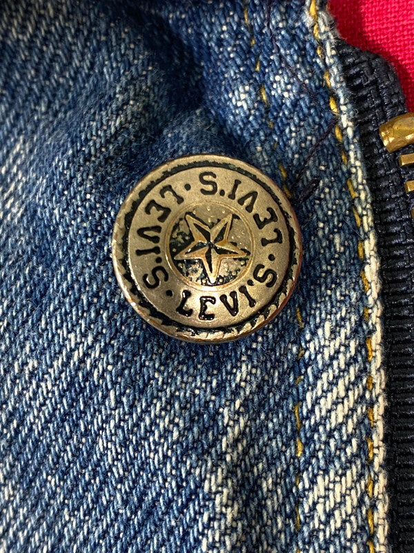 【中古品】【メンズ】 LEVIS リーバイス コスタリカ製 ケミカルウォッシュ デニムジャケット 75074-0219 アウター 146-260909-jt-34-min サイズ：XL カラー：ライトインディゴ 万代Net店