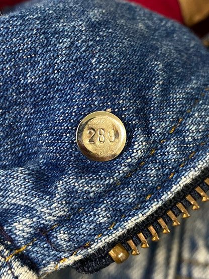 【中古品】【メンズ】 LEVIS リーバイス コスタリカ製 ケミカルウォッシュ デニムジャケット 75074-0219 アウター 146-260909-jt-34-min サイズ：XL カラー：ライトインディゴ 万代Net店