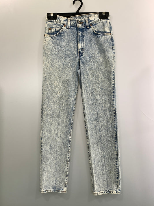 【中古品】【メンズ】 LEVIS リーバイス SLIM TAPERED DENIM 90S USA製 512 オレンジタブ スリム テーパード デニム アメリカ製 90年代 ヴィンテージ デニムパンツ ジーンズ 157-260911-em-49-min サイズ：W28×L30 カラー：ライトブルー 万代Net店