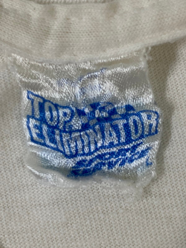 【中古品】【メンズ】 BOB GLIDDEN ボブ グライデン 90S RACING SHIRT 90年代 レーシング シャツ Tシャツ トップス 146-260909-jt-26-min サイズ：L カラー：ホワイト 万代Net店