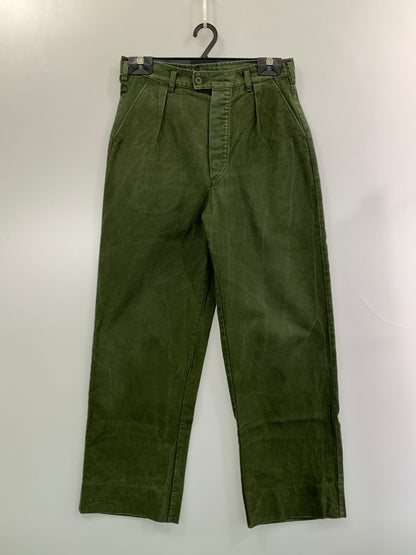 【中古品】【メンズ】 SWESIDH ARMY スウェーディッシュ アーミー UTILITY PAANT 7370-226000-4 ユーティリティ パンツ メンズボトムス スウェーデン軍 ミリタリー パンツ 157-260911-em-50-min サイズ：M カラー：オリーブグリーン 万代Net店
