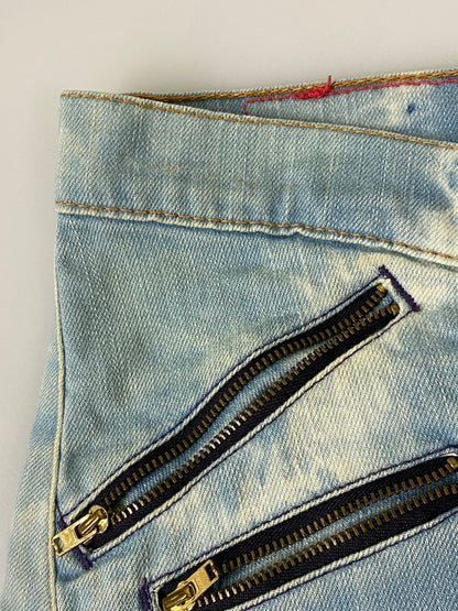 【中古品】【メンズ】 LEVI'S RED リーバイス レッド WPL-423 幾何学パターン立体裁断ストレッチデニム 158-260909-jt-18-min サイズ：W32 L32 カラー：インディゴ タイダイ 万代Net店