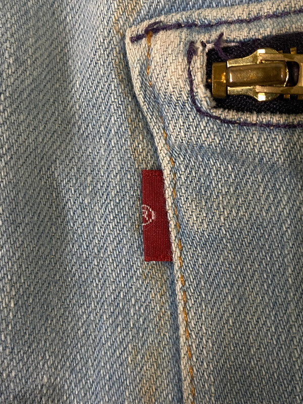 【中古品】【メンズ】 LEVI'S RED リーバイス レッド WPL-423 幾何学パターン立体裁断ストレッチデニム 158-260909-jt-18-min サイズ：W32 L32 カラー：インディゴ タイダイ 万代Net店