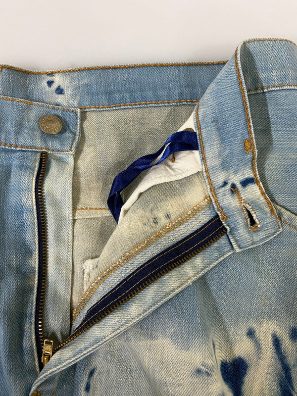 【中古品】【メンズ】 LEVI'S RED リーバイス レッド WPL-423 幾何学パターン立体裁断ストレッチデニム 158-260909-jt-18-min サイズ：W32 L32 カラー：インディゴ タイダイ 万代Net店