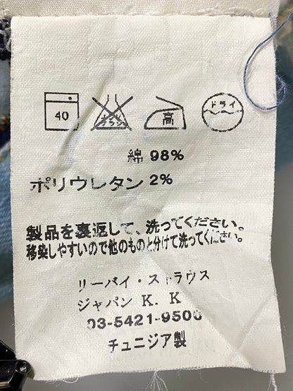 【中古品】【メンズ】 LEVI'S RED リーバイス レッド WPL-423 幾何学パターン立体裁断ストレッチデニム 158-260909-jt-18-min サイズ：W32 L32 カラー：インディゴ タイダイ 万代Net店